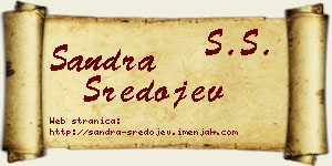 Sandra Sredojev vizit kartica